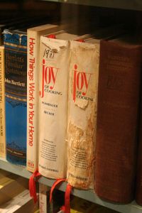 Part of the documentation I use in the kitchen!  (Courtesy of RadioFan from Wikimedia Commons https://commons.wikimedia.org/wiki/File:Childs_Joy_of_Cooking.JPG#mediaviewer/File:Childs_Joy_of_Cooking.JPG)